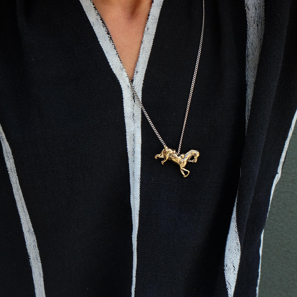 San Miguel Horse and Chain Necklace - Palma Shop